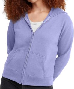 Women’s Full Zip Hooded Sweatshirt Casual Outerwear