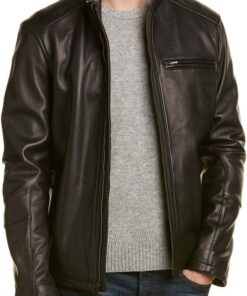 Men’s Smooth Leather Motorcycle Jacket