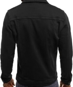 Alternative view of Men’s Classic Slim Fit Denim Jacket Casual Jean Coat