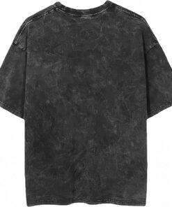 Alternative view of Men’s vintage oversized graphic acid wash cotton streetwear short sleeve shirt