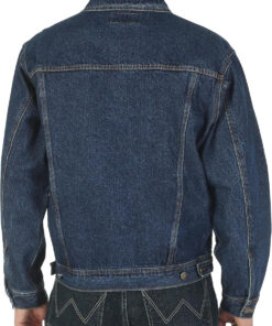 Alternative view of Men’s Big and Tall Unlined Denim Jacket Casual Style