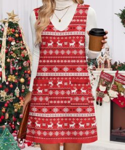 Alternative view of Women’s Sleeveless Knit Sweater Vest Dress Casual Pullover Style with Pockets