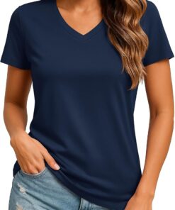 Women’s Soft Short-Sleeve Sweatshirt — Athletic Top for Hiking and Fitness