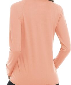 Alternative view of Women’s lightweight athletic jacket UV protection full zip outdoor pocket workout shirt