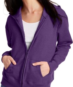 Women’s Full Zip Hooded Sweatshirt Jacket