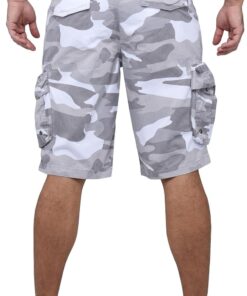 Alternative view of Men’s Belted Relaxed Fit Knee Length Casual Shorts