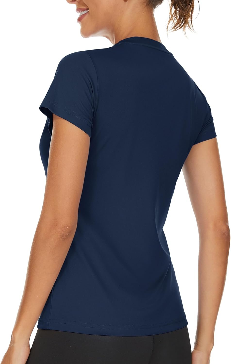 Women’s Soft Short-Sleeve Sweatshirt — Athletic Top for Hiking and Fitness - Image 2