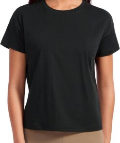 Women’s Short-Sleeve Athleisure Top — Ideal for Low-Impact Workouts or Daily Wear