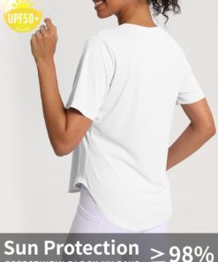 Alternative view of Women’s Slim-Fit Short-Sleeve Sports Top — Casual Everyday Wear