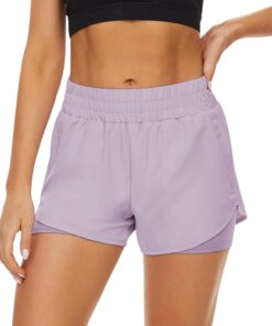Alternative view of Women’s 2 Pack Quick Dry Athletic Running Shorts with Pockets