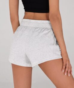 Alternative view of Women’s Cotton Terry Sweat Shorts with Pockets and Drawstring