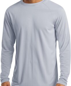Men’s long sleeve UV protection athletic hiking running workout shirt