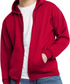 Men’s Full Zip Fleece Hoodie Hooded Sweatshirt